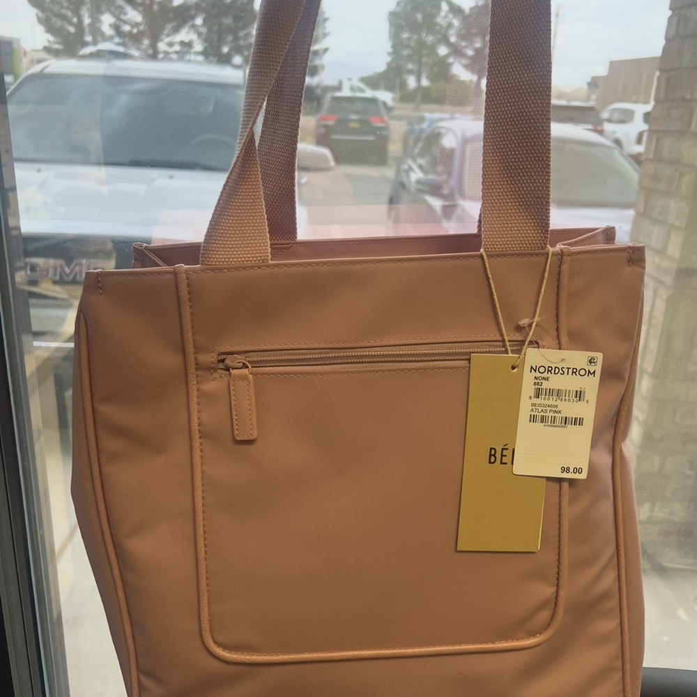 BEIS North/ South Tote with Dual Straps and Minimalist Design